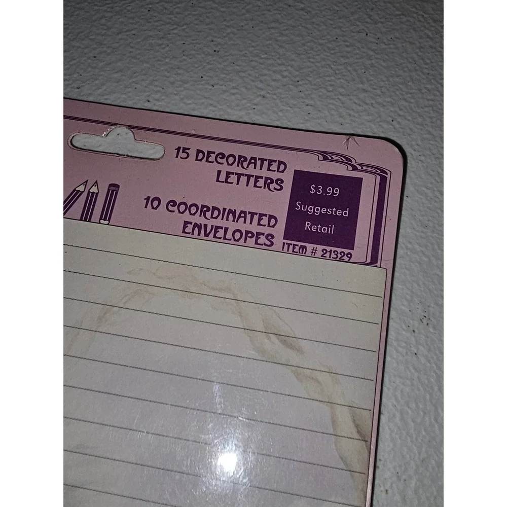 Vintage Simply Cute Stationery Set Pastel Cats Letter Writing Paper Sealed NOS